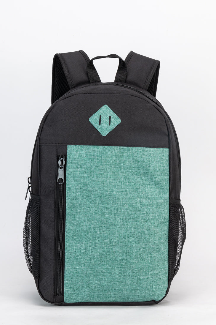 19" Wholesale Backpack in 4 Color Padded Back - Bulk Case of 24