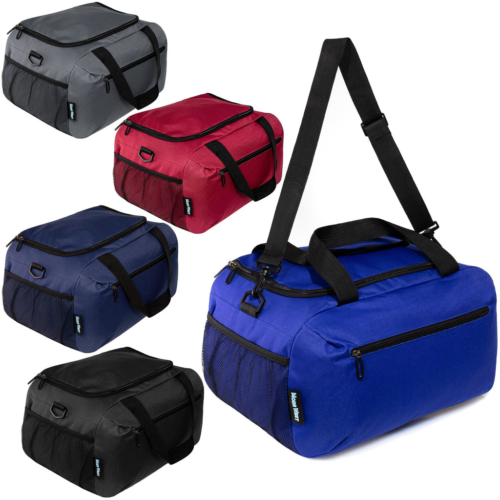 24" Wholesale Duffle Bag in 5 Assorted Colors  - Bulk Case of 12