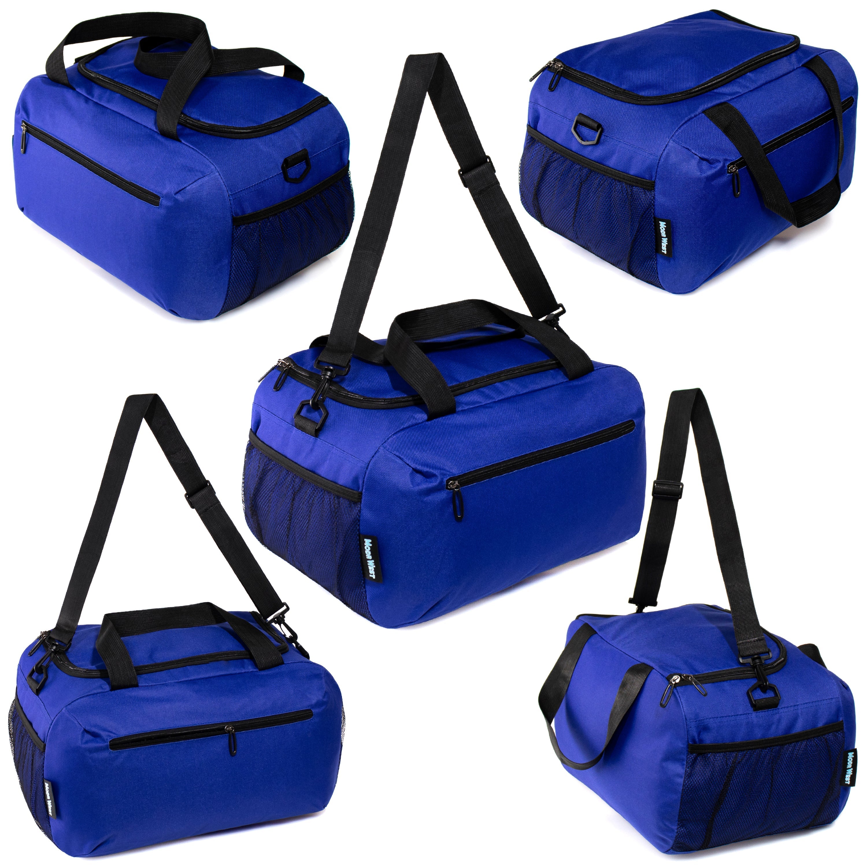 24" Wholesale Duffle Bag in 5 Assorted Colors  - Bulk Case of 12