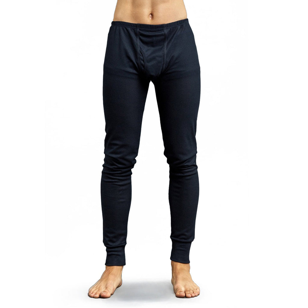 Men's Navy Winter Thermal Underwear Set Assorted Sizes - Bulk Case of 24